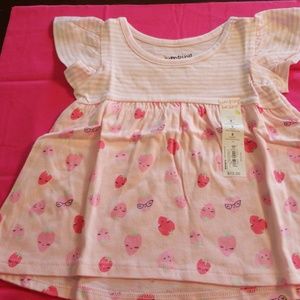 Baby girl strawberry tee